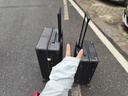 SOO行李箱男萬(wàn)向輪拉桿箱耐磨抗摔26英寸A330旅行箱密碼箱女商務(wù)黑色 曬單實(shí)拍圖