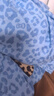 野獸派家居（tbh）三麗鷗Hello Kitty天絲棉家居服套裝可外穿睡衣 長(cháng)款 牛仔豹紋 XS 曬單實(shí)拍圖