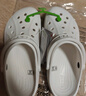 CROCS卡駱馳貝雅卡駱班洞洞鞋|205089 冬日白/彩色-1LI 39(240mm) 曬單實(shí)拍圖