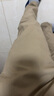 與狼共舞【品質(zhì)棉】商務(wù)通勤褲子彈力輕松褲男士休閑長(cháng)褲 701卡其 34  曬單實(shí)拍圖