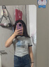 UR2025秋季新款女裝鬼馬童趣休閑手繪印花長(cháng)袖T恤UYL450247 曬單實(shí)拍圖