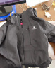 駱駝（CAMEL）戶(hù)外沖鋒衣 三合一加絨加厚防水情侶款外套登山服裝 A9W114120-1 曬單實(shí)拍圖