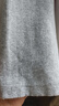 優(yōu)衣庫女裝羅紋亨利領(lǐng)T恤/長(cháng)袖修身短款內搭打底25新款479591 02 淺灰色 M /160/84A 曬單實(shí)拍圖