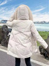 蔻伊婭羽絨服女中長(cháng)款2025新款冬季加厚白鴨絨時(shí)尚修身顯瘦小個(gè)子外套女 米白色(搭配米白狐鋰毛領(lǐng)) XL 【建議126-135】 曬單實(shí)拍圖