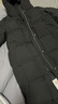 波司登（BOSIDENG）【反季】羽絨服鵝絨女長(cháng)款連帽新國標90絨商場(chǎng)同款寬松休閑外套 【店長(cháng)推薦】黑色8056 XS 155/80A 體重約100斤以?xún)?曬單實(shí)拍圖