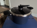 HAPPYCALL韓國進(jìn)口真空烹飪鍋微壓湯鍋燉鍋煮鍋家用廚房鍋具煮粥煮面煲湯 真空鍋藍色 24cm 4.6L 曬單實(shí)拍圖