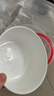 品聚德（PURJADE）骨瓷可微波保鮮碗家用帶蓋加深碗陶瓷碗大號泡面蒸蛋碗 洛克白浮雕6英寸骨瓷保鮮碗 曬單實(shí)拍圖