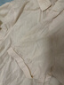 無(wú)印良品（MUJI）女式 棉漢麻短袖襯衫 女士襯衣內搭上衣 25年夏季女裝 BCD90C5S 象牙色 S (155/80A) 曬單實(shí)拍圖