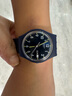 斯沃琪（Swatch）瑞士手表 紳士藍2.0 雙日歷開學禮物石英男女腕表考試表 SO28N702 曬單實拍圖
