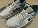 耐克（NIKE）男鞋秋季新款戶外運(yùn)動(dòng)籃球鞋aj1低幫板鞋輕便舒適休閑鞋子男 白藍(lán) /Air Jordan 1 43 曬單實(shí)拍圖