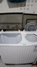 榮事達【純銅電機】半自動(dòng)雙桶洗衣機家用雙桶雙缸強力洗滌塑桶不銹鋼桶家電大型商用老式強勁動(dòng)力大容量 10公斤 強力去污 波輪 曬單實(shí)拍圖