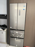 美的（Midea）417法式多門(mén)四開(kāi)門(mén)60cm超薄零嵌入式雙變頻小戶(hù)型無(wú)霜家用電冰箱 MR-417WFPE 流蘇銀 國家補貼20% 曬單實(shí)拍圖