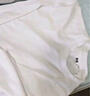 優(yōu)衣庫男女裝大師T AIRism寬松圓領(lǐng)T恤五分袖短袖475355 465185 475355/00白色 S 曬單實(shí)拍圖