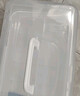 加厚工具箱三層折疊美術(shù)生收納箱大容量收納盒多層帶提手塑料箱子 三層工具箱【特大號白】 曬單實(shí)拍圖