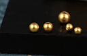 吾皇老金黃金小金珠足金999古法DIY配件散珠金珠轉運珠送禮佳品 約0.27g 曬單實(shí)拍圖