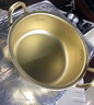 泰禧閣韓式不銹鋼面鍋拉面金色電磁爐湯鍋泡面宿舍網(wǎng)紅家用雙耳日式火鍋 304不銹鋼 18cm 1-2人20CM帶蓋款 曬單實(shí)拍圖