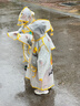 甜甜仔兒童雨衣幼兒男女童防水全身幼兒園防雨服小童女孩3-6歲寶寶雨披 曬單實(shí)拍圖