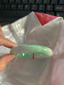 緬鐲緬甸翡翠手鐲老坑冰種果綠色高冰翡翠玉手鐲平安鐲冰糯種玉鐲正品 53mm 曬單實(shí)拍圖