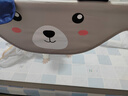 寶之軒床圍欄床上護欄嬰兒童床擋板寶寶防摔護欄垂直升降 【無(wú)縫設計】可愛(ài)熊 1.8m 單面裝 曬單實(shí)拍圖
