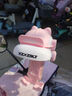 HAWEIWIND電動(dòng)車(chē)手機支架小頭盔電瓶踏板摩托自行車(chē)載騎行導航手機架遮陽(yáng)罩 粉色小鱷魚(yú)頭盔+后視鏡款粉色 曬單實(shí)拍圖