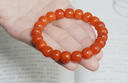 翡可翡可 南紅瑪瑙手串收藏級川料南紅瑪瑙手鏈平安轉運老型珠男女款禮物 南紅瑪瑙桶珠【珠徑10毫米】 曬單實(shí)拍圖
