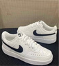 耐克男子透氣平底運動(dòng)鞋冬季板鞋NIKE COURT VISION LOW DH2987 101白色/黑/白色 42 曬單實(shí)拍圖