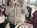 馬甲女寬松休閑顯瘦韓版新款冬季流行小眾設計感羊羔領(lǐng)羽絨棉馬夾 米白色 爆款 L 85-110斤 曬單實(shí)拍圖