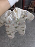 巴拉巴拉童裝嬰兒羽絨服寶寶輕薄連體衣抱衣爬服兒童冬裝男童女童可愛(ài)萌趣 彩色雪地場(chǎng)景-白鴨絨 80 cm-充絨量42g 曬單實(shí)拍圖