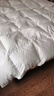 LOVO羅萊 A類(lèi)100支全棉95%白鵝絨羽絨被 冬被1000g填充200*230cm白色 曬單實(shí)拍圖