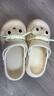 多菲尼森洞洞鞋女夏季外穿上班包頭涼拖鞋厚底增高防滑防臭踩屎感沙灘涼鞋 白色- 38-39（建議37-38腳穿） 曬單實(shí)拍圖