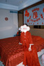 景華年喜慶訂婚禮服新中式女漢服國(guó)風(fēng)民族風(fēng)復(fù)古刺繡上衣半身裙套裝唐裝 紅色上衣+紅色半身裙 M （建議85-105斤） 曬單實(shí)拍圖