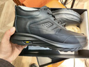 零度休閑鞋男春季新款真皮厚底耐磨工裝鞋戶(hù)外防滑一腳蹬運動(dòng)徒步鞋男 黑色 標準皮鞋碼 41 (255mm) 曬單實(shí)拍圖