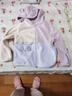 戴維貝拉（DAVE＆BELLA）兒童搖粒絨外套女童衣服連帽男童上衣2025秋季新款童裝寶寶外衣 紫色【現貨】 130 cm（建議身高120-130cm） 曬單實(shí)拍圖