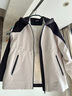 波司登25年鵝絨沖鋒衣羽絨服疊變女士寬松短款戶(hù)外防風(fēng)三合一外套 曬單實(shí)拍圖