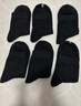 京東京造【純棉100%】6雙男式中筒襪10A抗菌休閑商務(wù)透氣襪子男 黑灰 曬單實(shí)拍圖