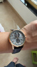 西鐵城（CITIZEN）手表男日韓表光動(dòng)能電波三眼日顯皮帶商務(wù)送禮物男友AT8113-12H 曬單實(shí)拍圖