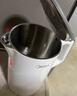 美的（Midea）電熱水壺煮水壺家用燒水壺 食品級304不銹鋼 雙層防燙無(wú)縫內膽 熱水壺內膽易潔 1.5L 【行業(yè)爆款】Colour102 曬單實(shí)拍圖