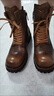 啄木鳥(niǎo)手工牛皮真皮馬丁靴男士春秋季增高厚底高幫水洗大頭英倫復古靴子 咖啡色【收藏加購優(yōu)先發(fā)貨】 42 曬單實(shí)拍圖