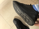 百麗百搭小白鞋男鞋25厚底一腳蹬休閑板鞋 黑色-內增高A2009  41 曬單實(shí)拍圖