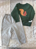 優(yōu)衣庫嬰幼兒寶寶休閑褲/褲子25秋冬新款479660 03 灰色 90 曬單實(shí)拍圖