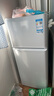 TCL 116升二級能效雙開門兩門二門養(yǎng)鮮冰箱小戶型小型家用節(jié)能電冰箱租房國家補(bǔ)貼118升級款R116L5-B 曬單實(shí)拍圖
