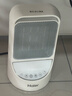 海爾（Haier）取暖器家用暖風(fēng)機電熱臺式桌面電暖器省電小型烤火爐浴室嬰兒熱風(fēng)機辦公室暖腳神器臥室電暖風(fēng)速熱 【無(wú)光輕音+恒溫省電】定時(shí)遙控款HNS1507 曬單實(shí)拍圖