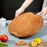 京東京造 圓形菜板 砧板實(shí)木案板切菜雙面分切家用【花梨整木】 36*3cm 曬單實(shí)拍圖