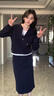欣妃羽衛衣半身裙兩件套女秋季2025新款減齡高級感休閑套裝 藏青色 L 曬單實(shí)拍圖