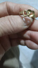 新款越南沙金轉運福女戒指環(huán)愛(ài)心麥穗簡(jiǎn)約戒指開(kāi)口可調節久不掉色 曬單實(shí)拍圖