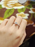 琦君培育鉆石戒指一克拉鉆戒結定求婚紀念日生日走心禮物送女友老婆 曬單實(shí)拍圖