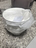 陶瓷米飯碗家用飯碗釉下彩小湯碗純白早餐碗琉璃小碗 竹月4.5英寸碗4只【超劃算】 曬單實(shí)拍圖