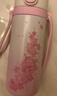 星巴克（Starbucks）櫻花春綻系列不銹鋼隨行杯(配杯帶)500ml保溫杯水杯子情人節禮物 曬單實(shí)拍圖