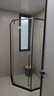 九牧 【定制】極窄鉆石淋浴房一體式干濕分離淋浴隔斷沐浴房贈石基E17 槍灰型材（內外雙開(kāi)） 【光?！?000*1000*2000mm 曬單實(shí)拍圖