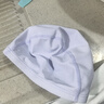 李寧（LI-NING）兒童泳帽 可愛(ài)純色布藝游泳帽男女舒適泳帽6333木槿紫 曬單實(shí)拍圖